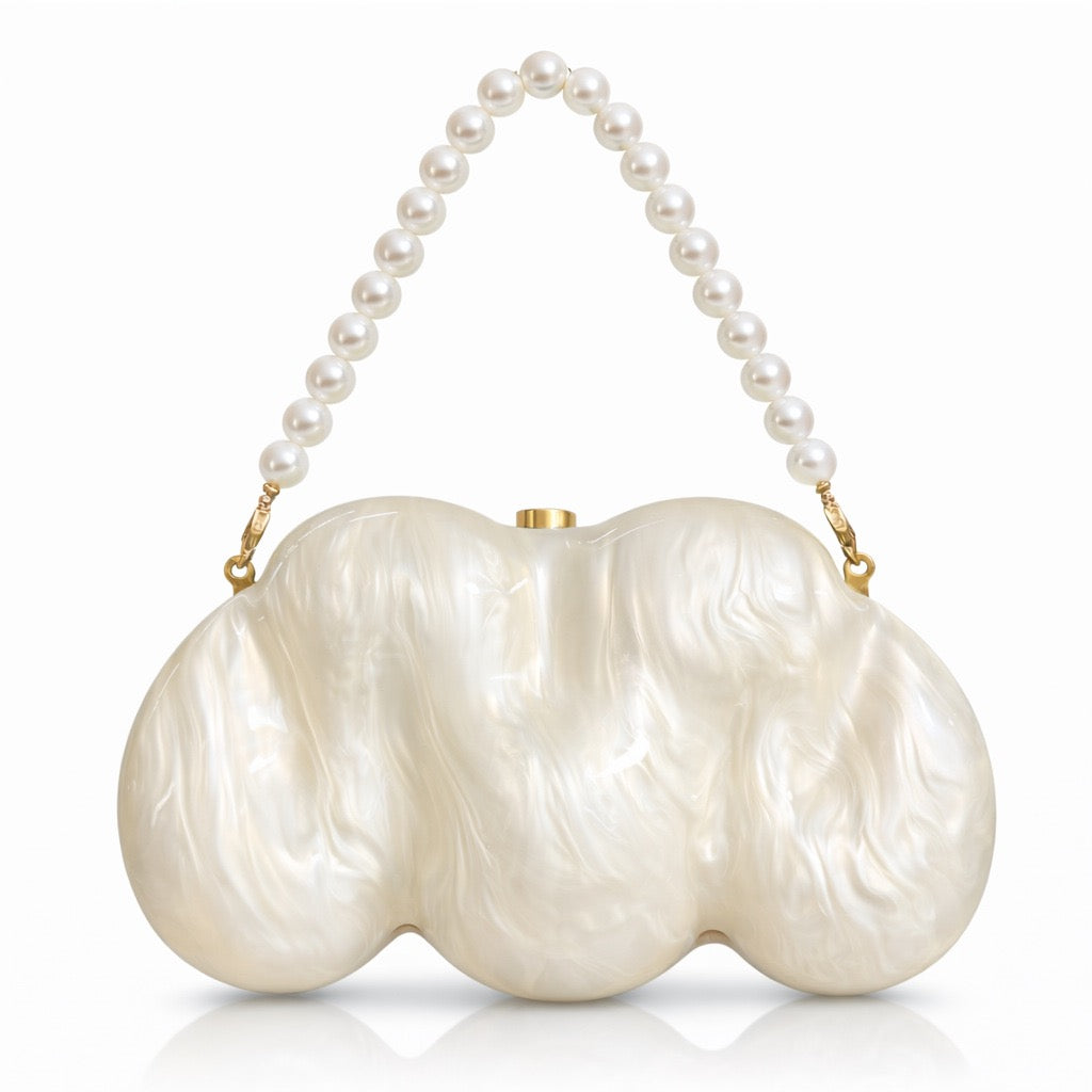 Acrylic clutch bag