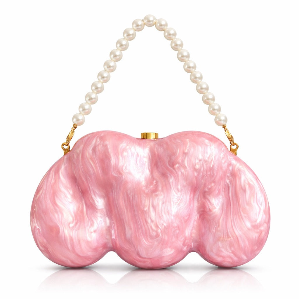 Acrylic clutch bag