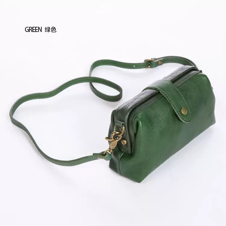 Premium Genuine Leather Crossbody Bag
