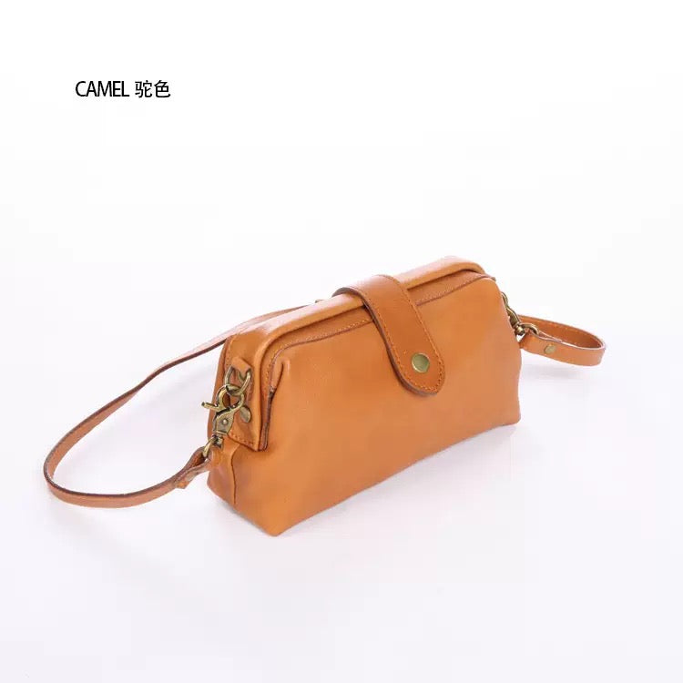 Premium Genuine Leather Crossbody Bag