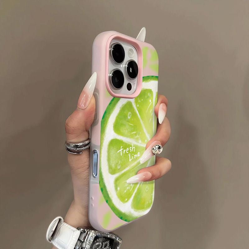 Fresh lime iPhone cases