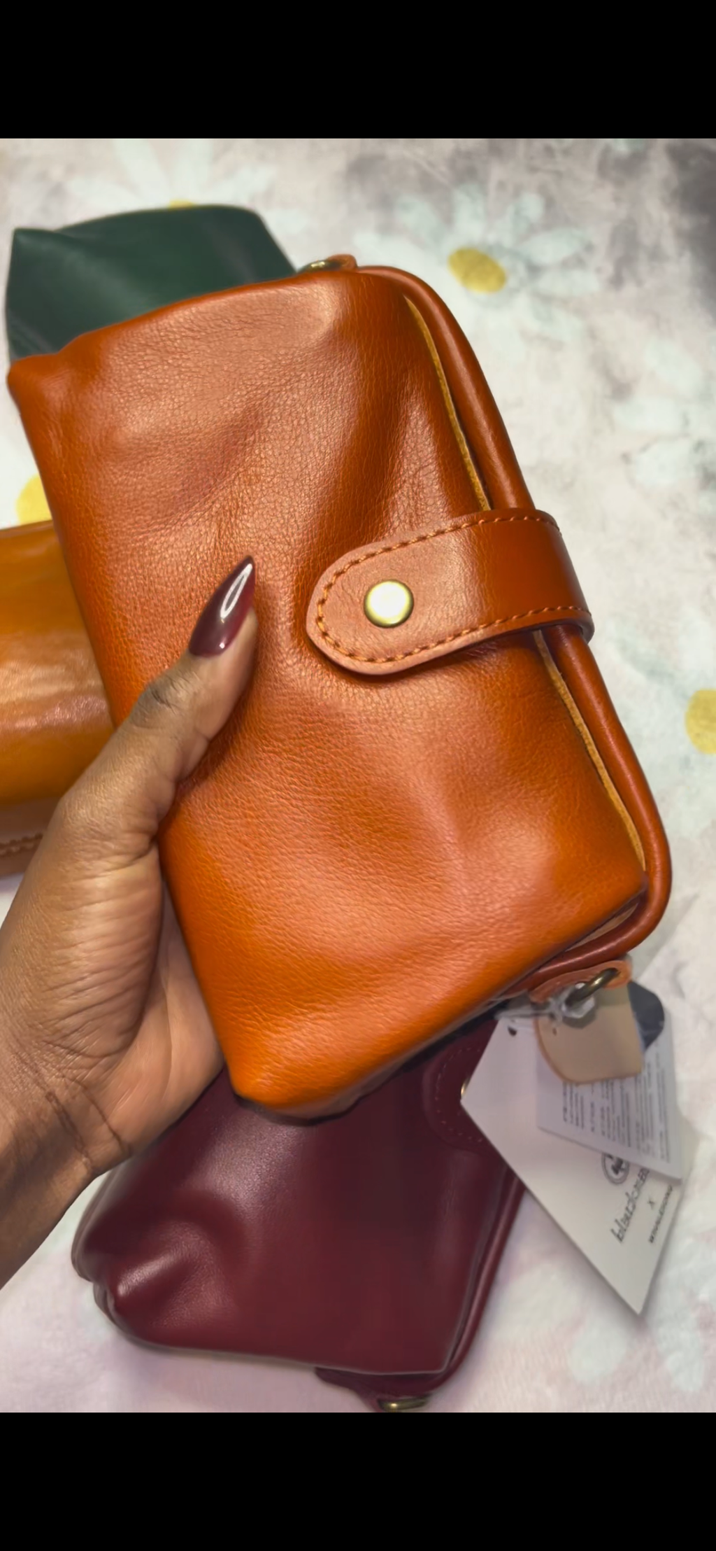 Premium Genuine Leather Crossbody Bag