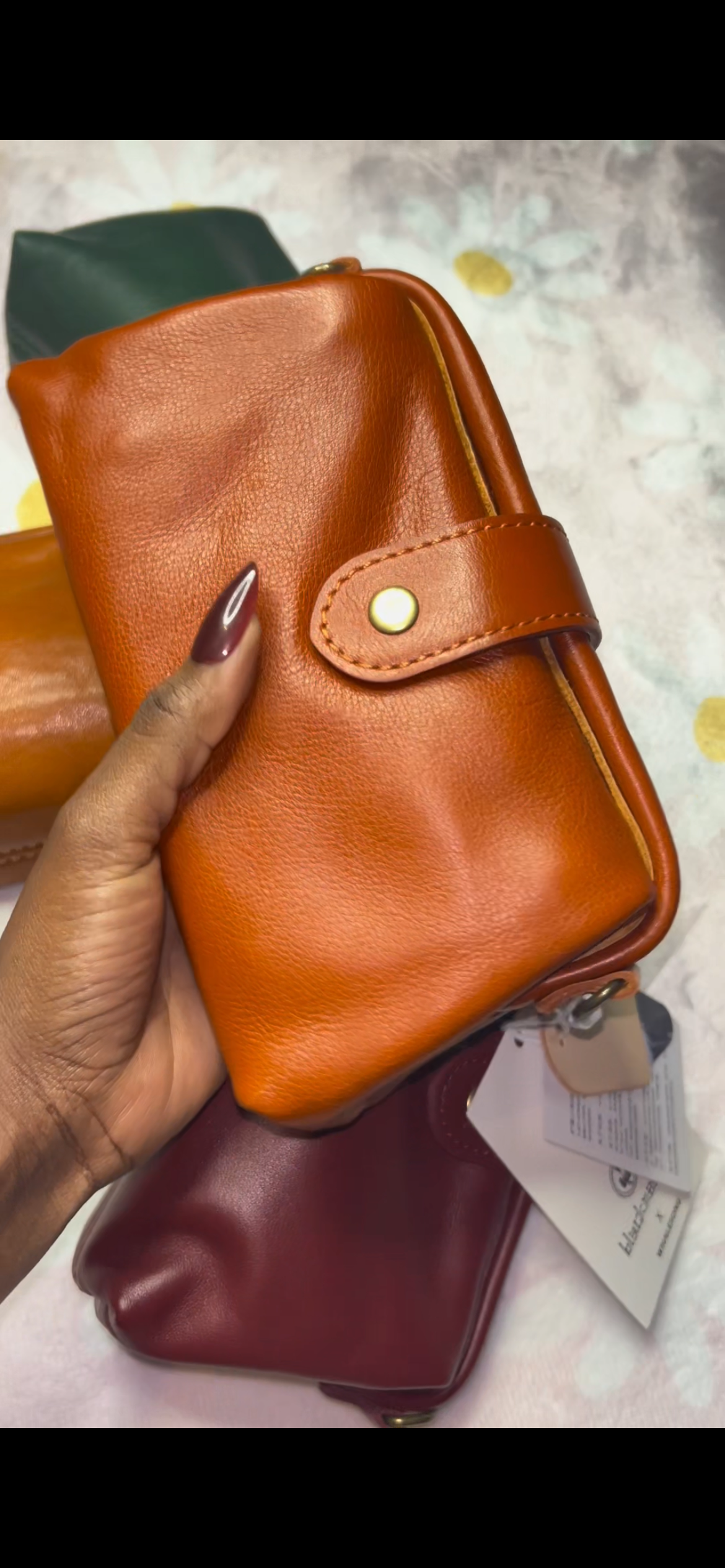 Premium Genuine Leather Crossbody Bag