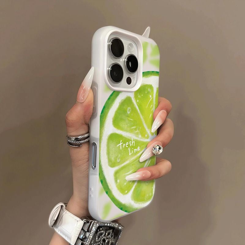 Fresh lime iPhone cases