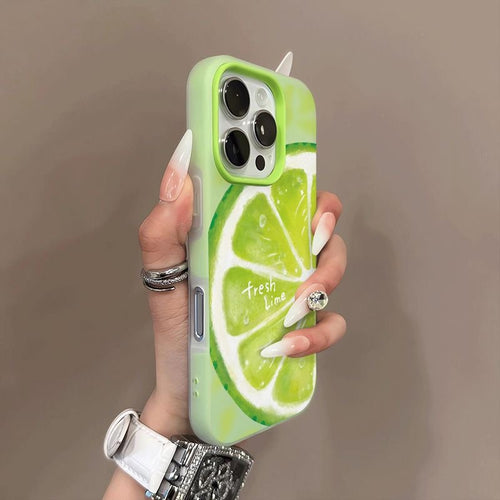 Fresh lime iPhone cases