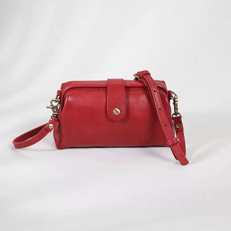 Premium Genuine Leather Crossbody Bag
