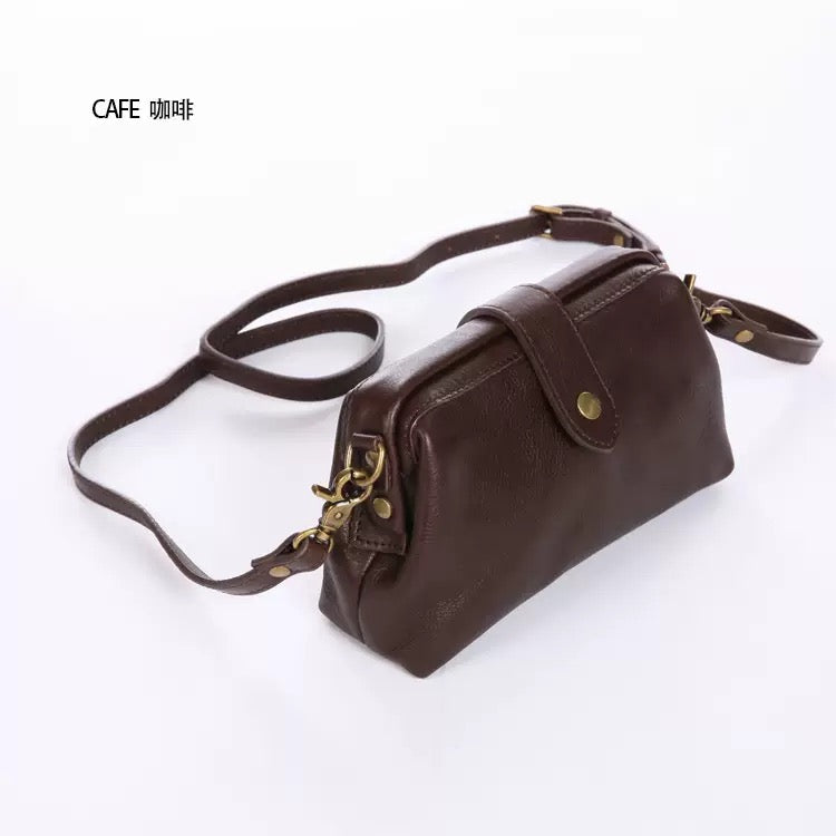 Premium Genuine Leather Crossbody Bag