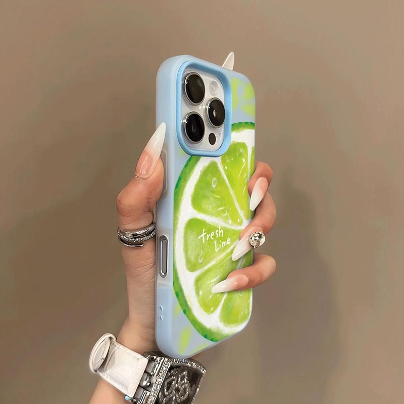 Fresh lime iPhone cases