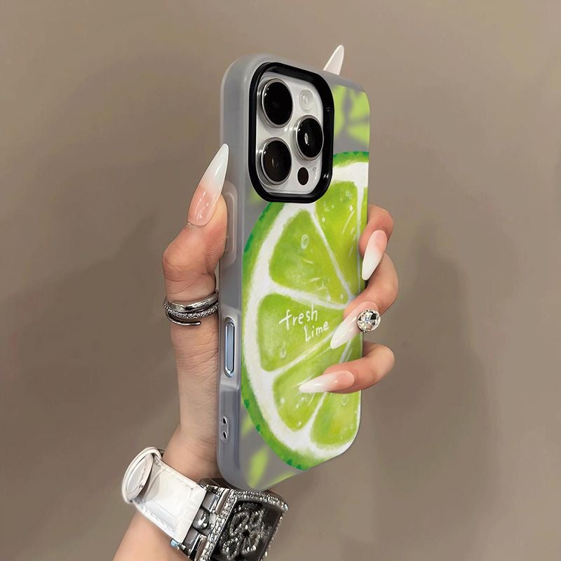 Fresh lime iPhone cases