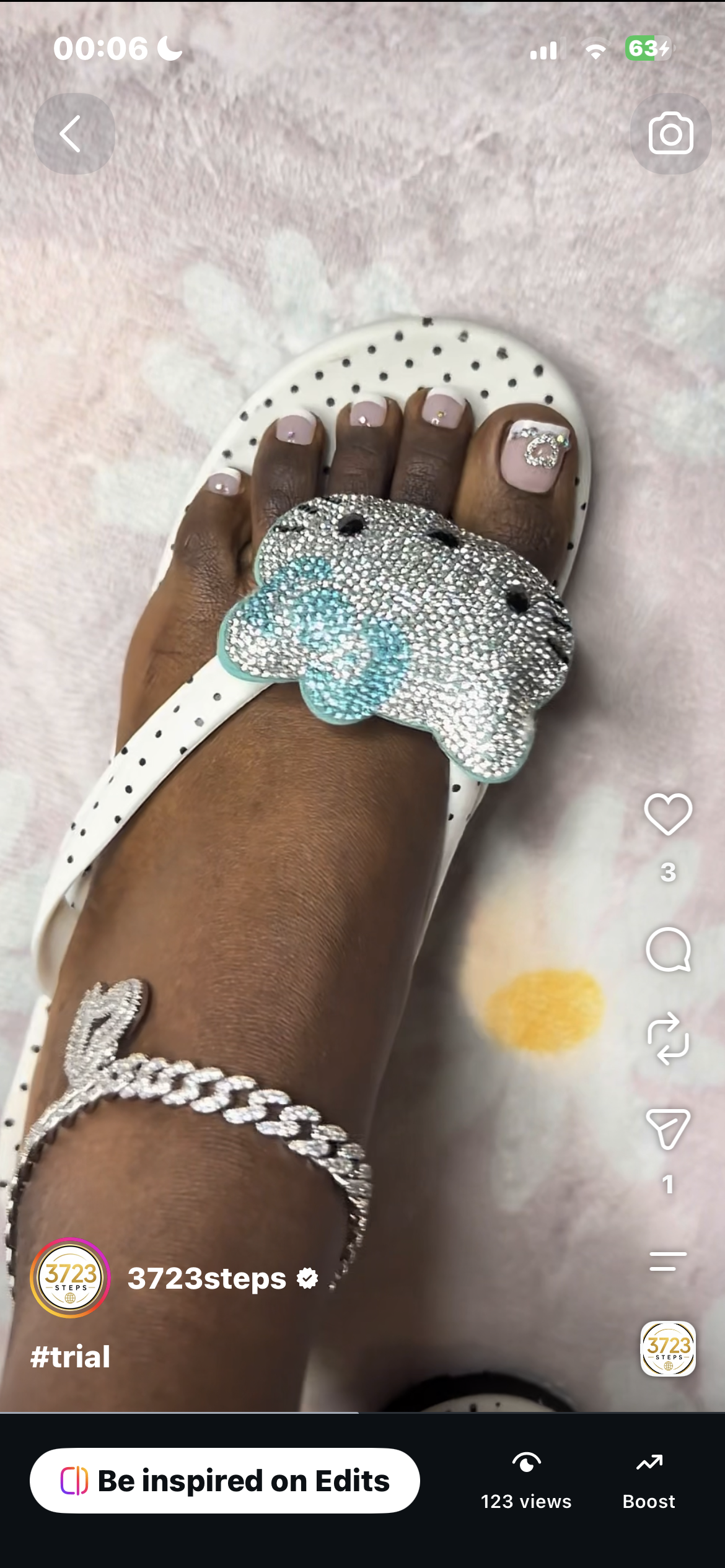 Polk dot flip flops